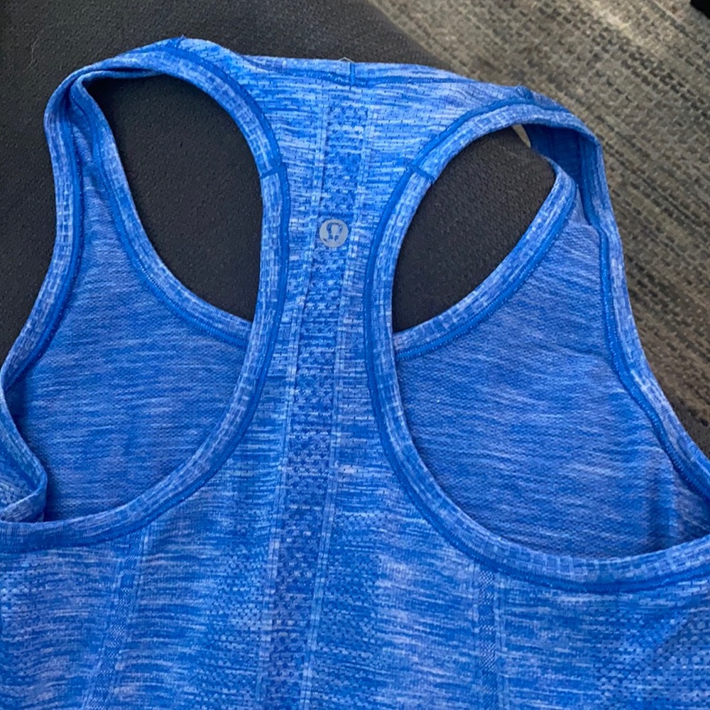 Lululemon blue swiftly tank!